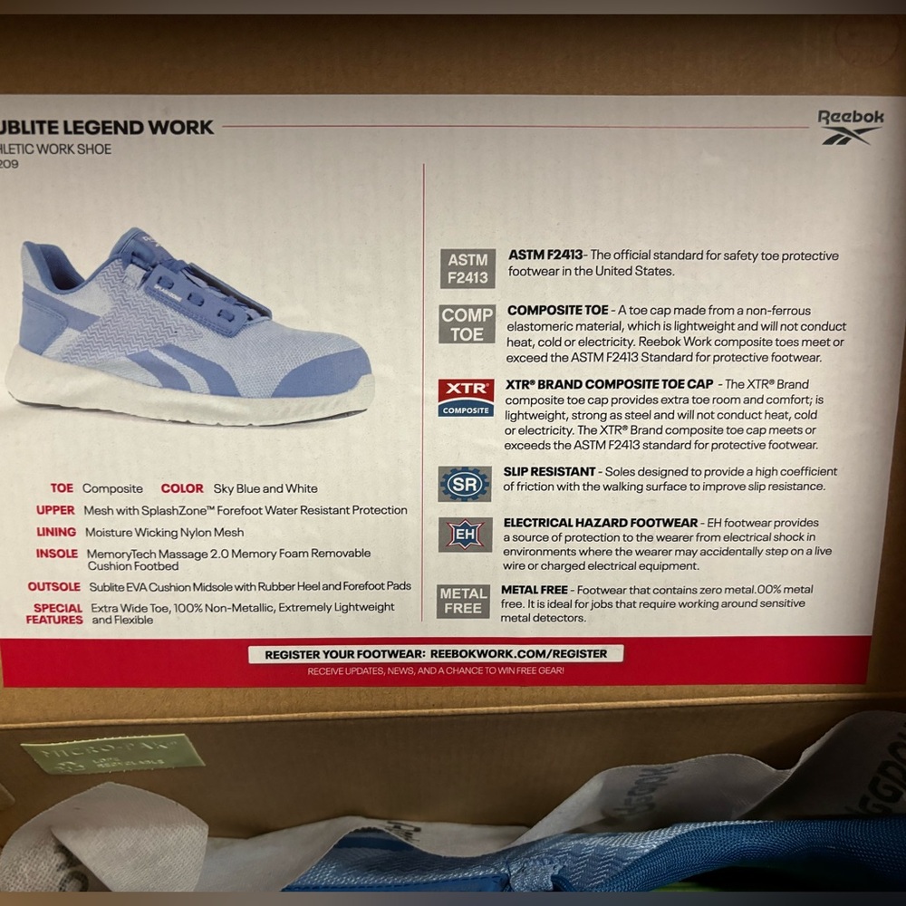 NWT Reebok Work Shoes - Picture 6 of 9